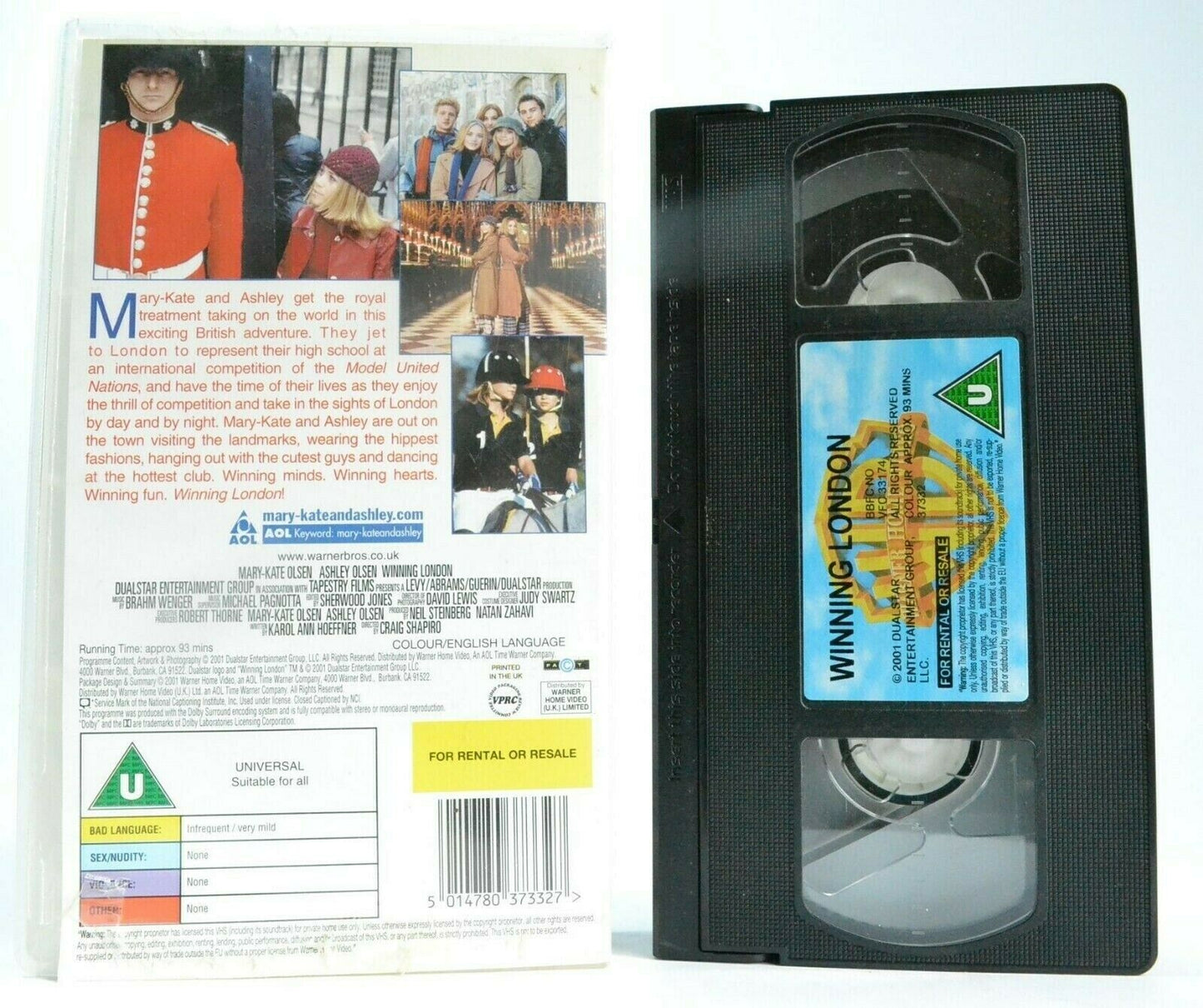 Winning London (2001): Mary-Kate Olsen / Ashley Olsen - Children's - Pal VHS-