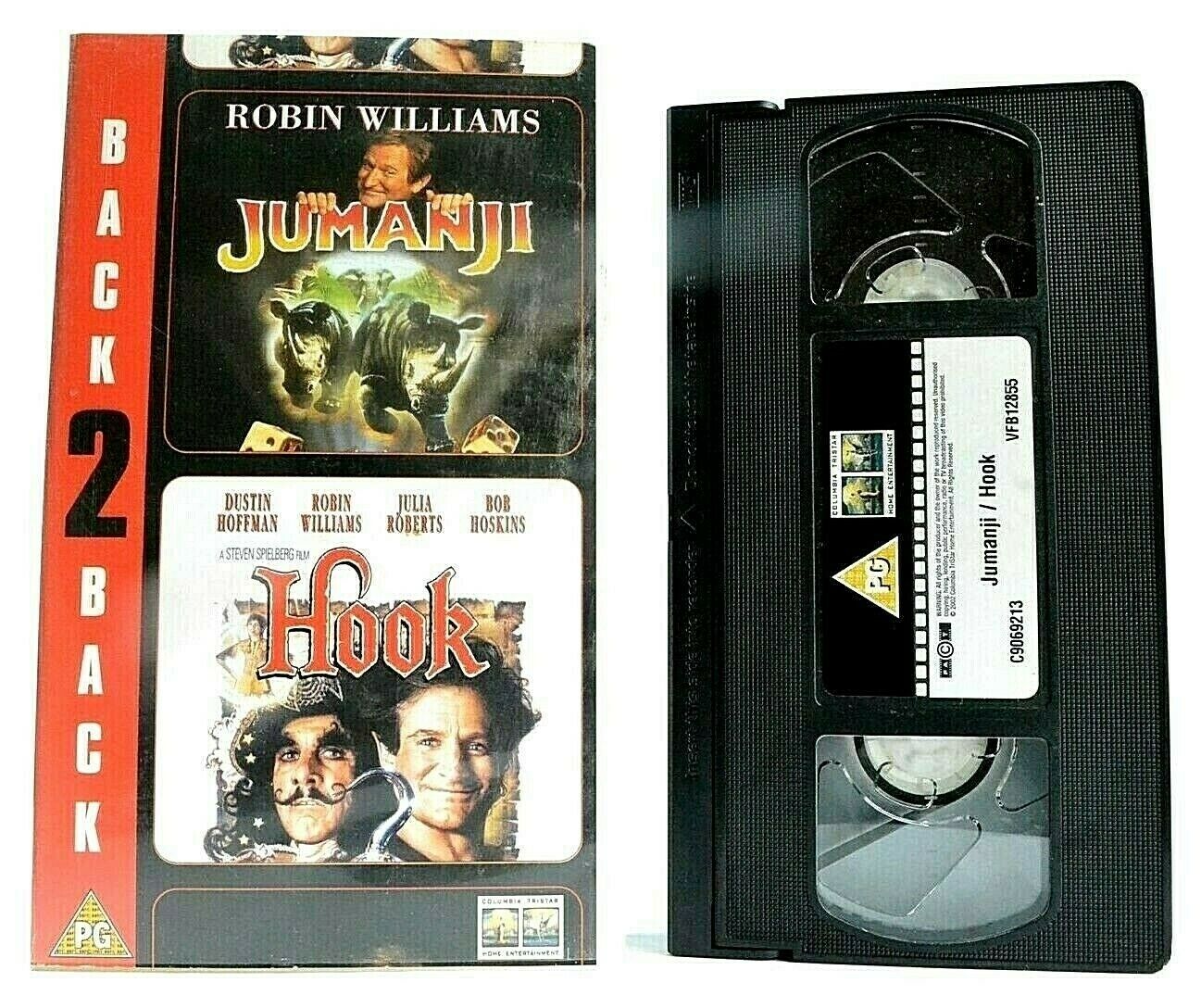 Jumanji 1995 / Hook 1991; Double Feature, Robin Williams, Kids