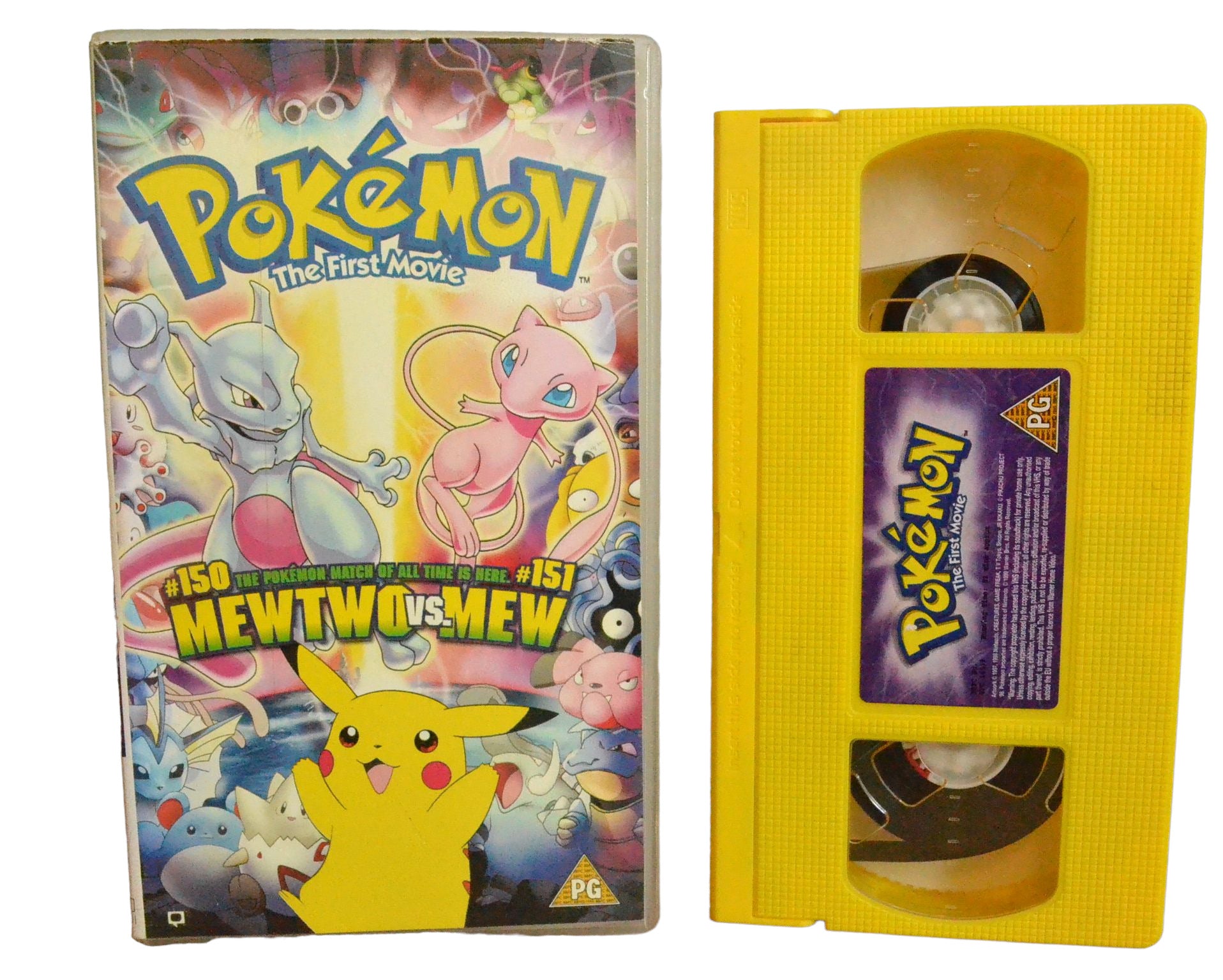 Pokemon Mewtwo Returns VHS / 1990s 90s 1980s 80s / Vintage 