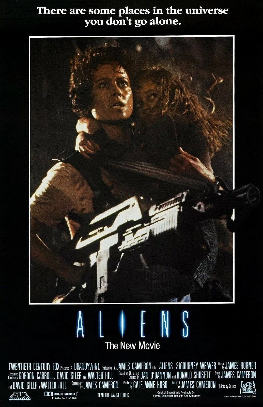 Aliens - Sigourney Weaver And James Cameron Movie Poster-30x45cm-
