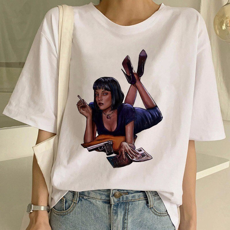 Pulp Fiction - T-Shirt Summer Fashion - Cult Movie - Cute Fan Gift - Garment-I-S-