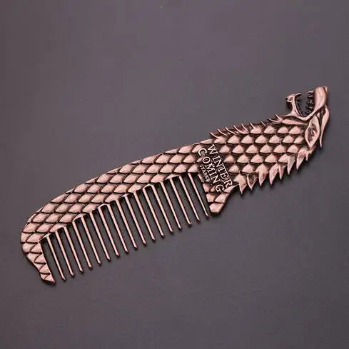 Vintage Metal Comb Potters Style - Harry Potter Hogwarts School Detangle Hair Brush - Stylish Salon Hairdressing Tool-throne-3-