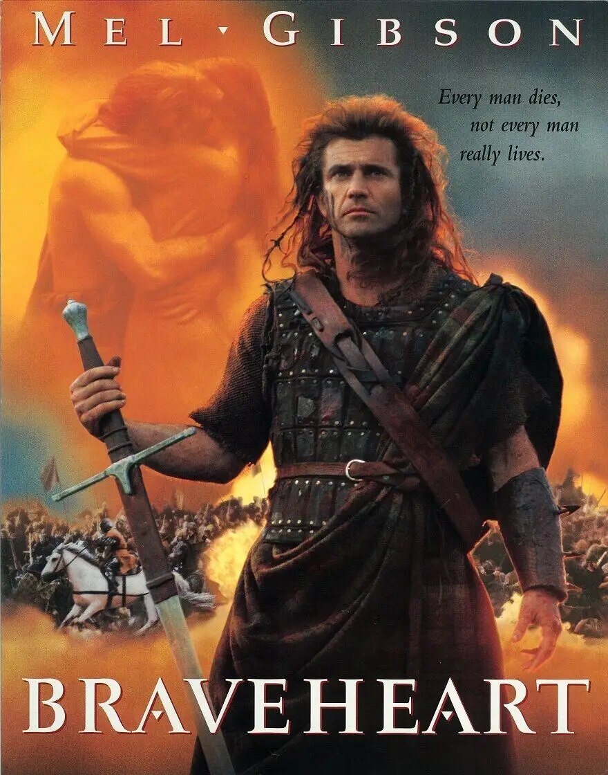 Braveheart - Mel Gibson Movie Poster-30x45cm-