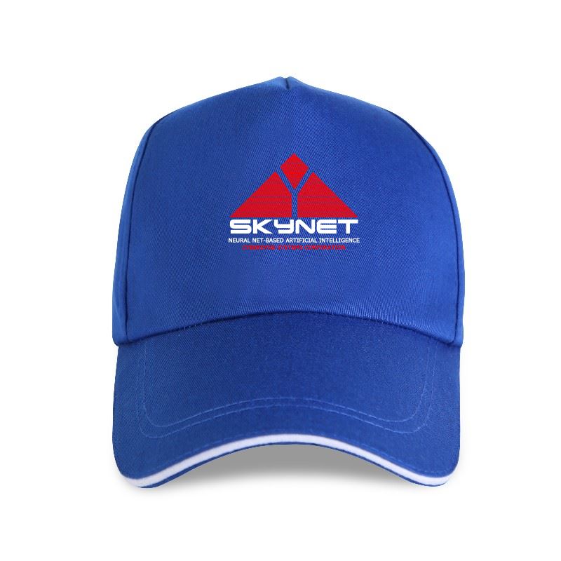 SKYNET LOGO - Snapback Baseball Cap - Summer Hat For Men and Women-P-Blue-
