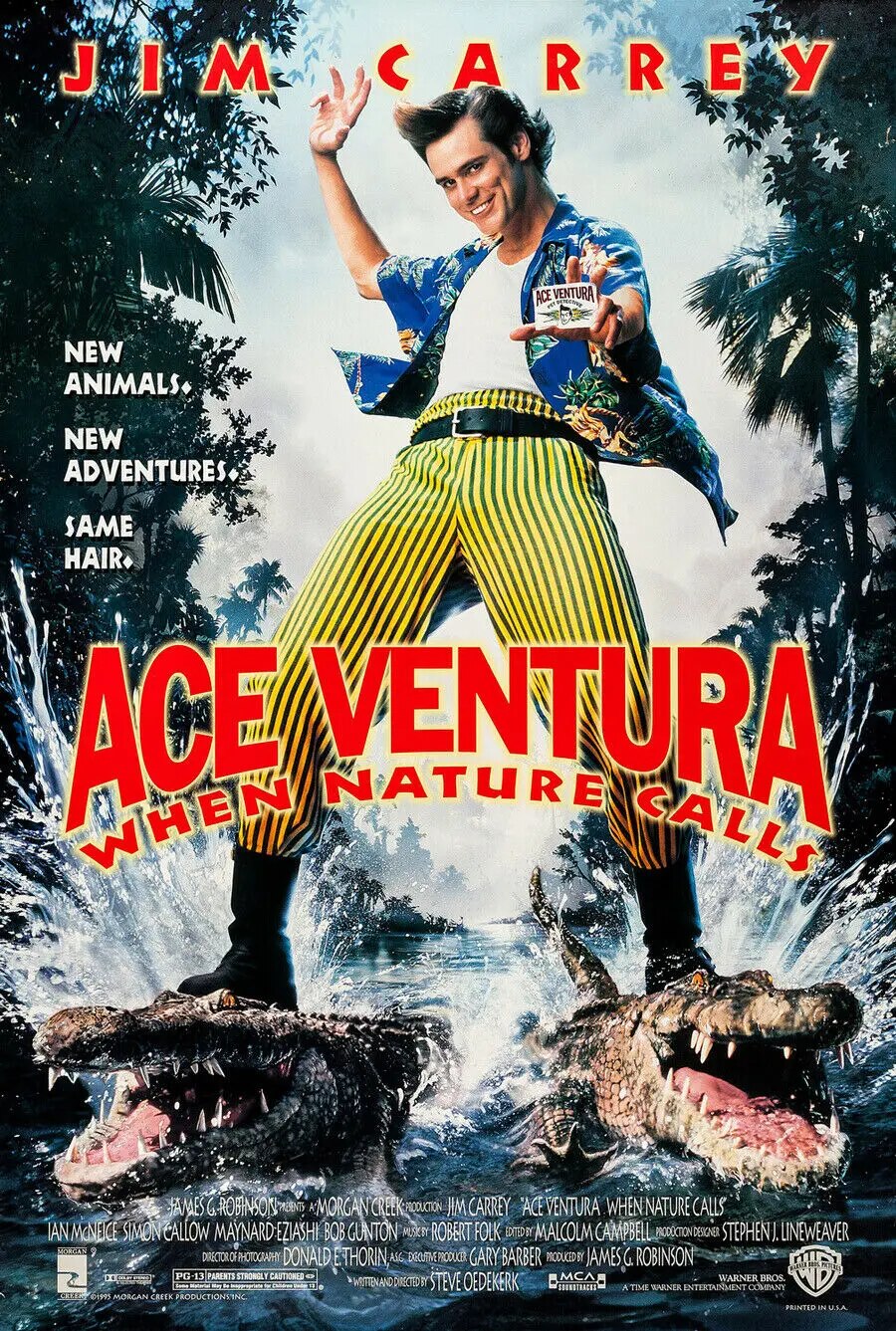 Ace Ventura When Nature Calls - Jim Carrey Comedy Movie Poster-30x45cm-