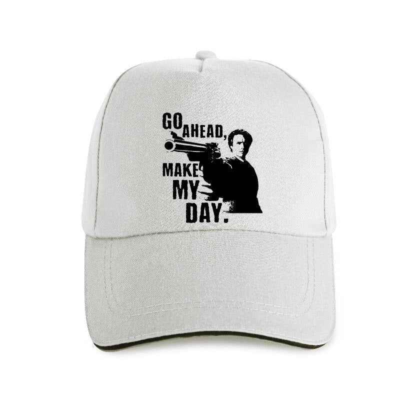 Go Ahead Make My Day! - Snapback Baseball Cap - Summer Hat For Men and Women-P-Khaki-