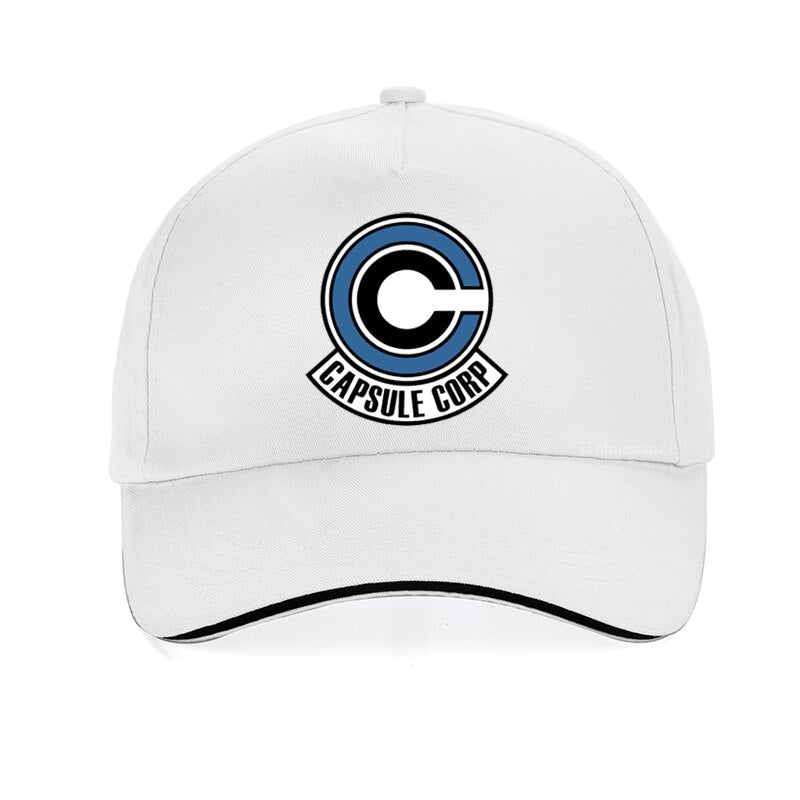 Capsule Corp - Snapback Baseball Cap - Summer Hat For Men and Women-white-