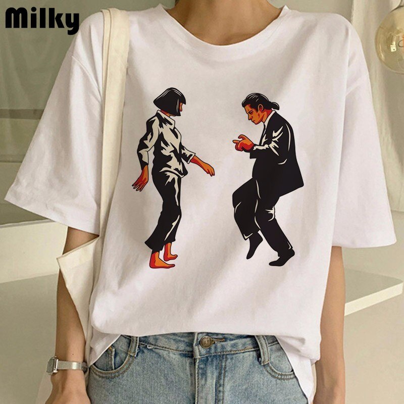 Pulp Fiction - T-Shirt Summer Fashion - Cult Movie - Cute Fan Gift - Garment-