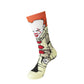ZF2186 Horror Killers Movie Characters Socks - Unisex Comfortable Fashion - Clown Personality Design-