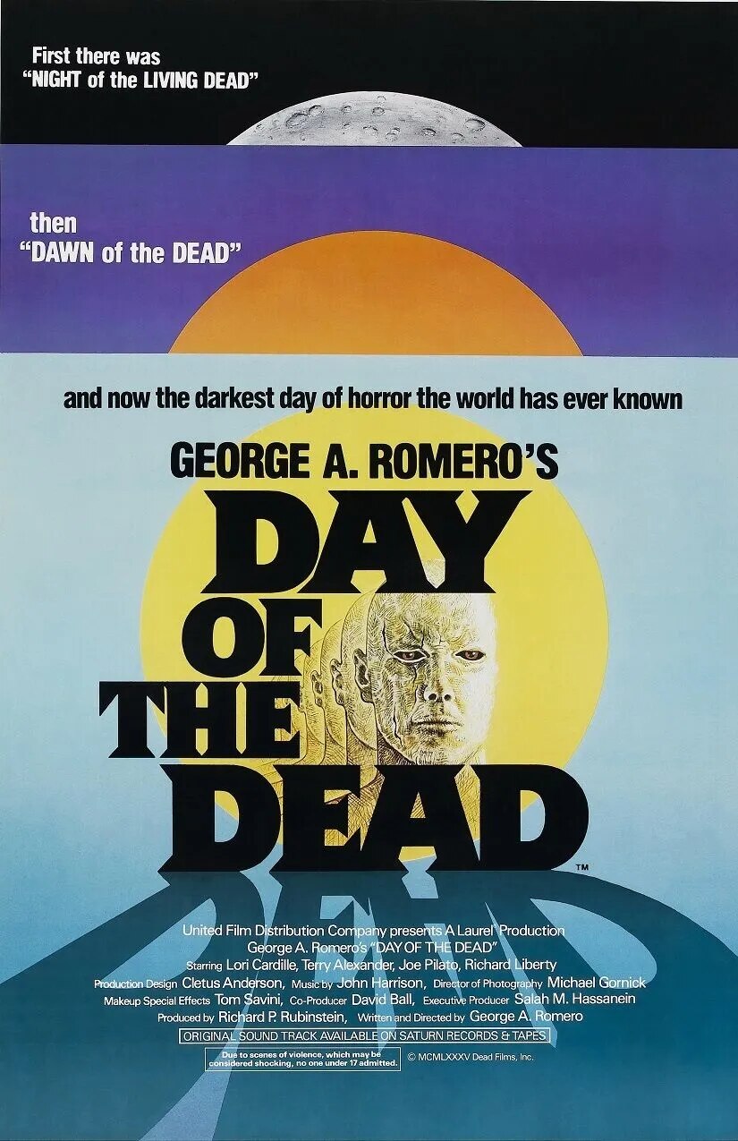 Day Of The Dead - George A. Romero Horror Movie Poster-30x45cm-