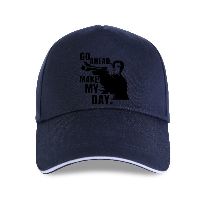 Go Ahead Make My Day! - Snapback Baseball Cap - Summer Hat For Men and Women-P-Navy-