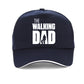The Walking Dad - Snapback Baseball Cap - Summer Hat For Men and Women-Navy Blue-