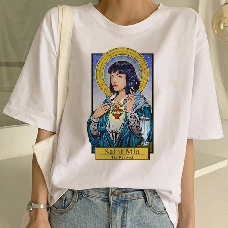 Pulp Fiction - T-Shirt Summer Fashion - Cult Movie - Cute Fan Gift - Garment-D-S-
