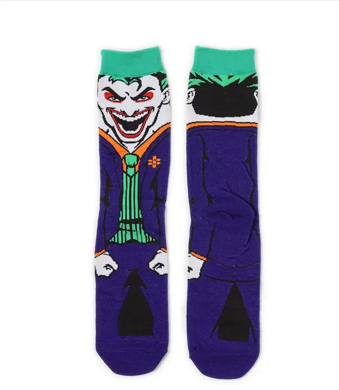 ZF2186 Horror Killers Movie Characters Socks - Unisex Comfortable Fashion - Clown Personality Design-2-