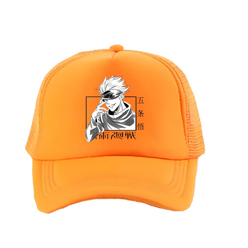 Jujutsu Kaisen - Snapback Baseball Cap - Summer Hat For Men and Women-Orange6101-54-60cm-