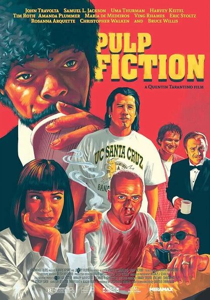 Pulp Fiction (1994) - Quentin Tarantino Movie Poster-30x45cm-