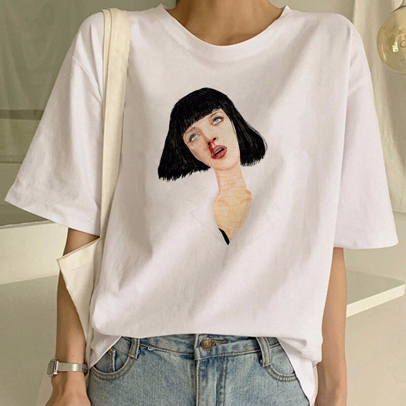 Pulp Fiction - T-Shirt Summer Fashion - Cult Movie - Cute Fan Gift - Garment-J-S-