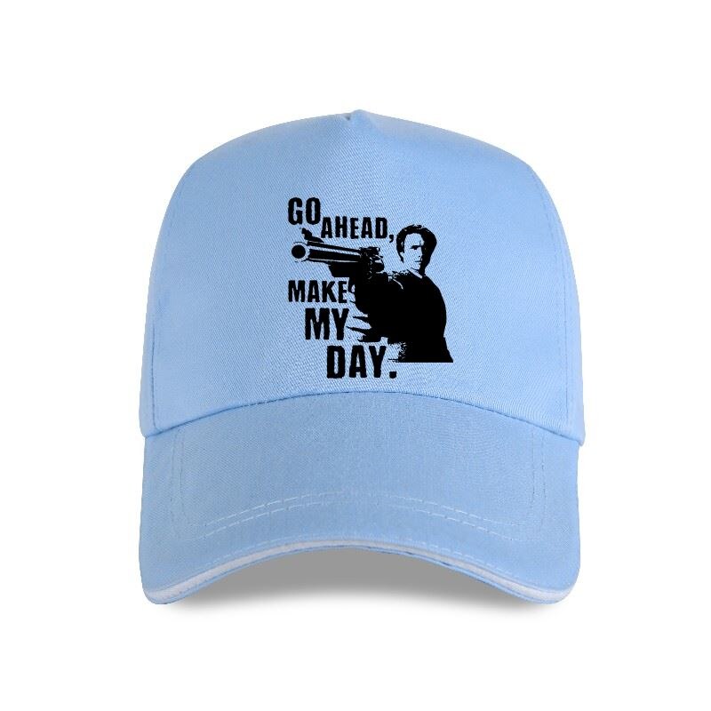 Go Ahead Make My Day! - Snapback Baseball Cap - Summer Hat For Men and Women-P-SkyBlue-