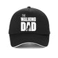 The Walking Dad - Snapback Baseball Cap - Summer Hat For Men and Women-black-