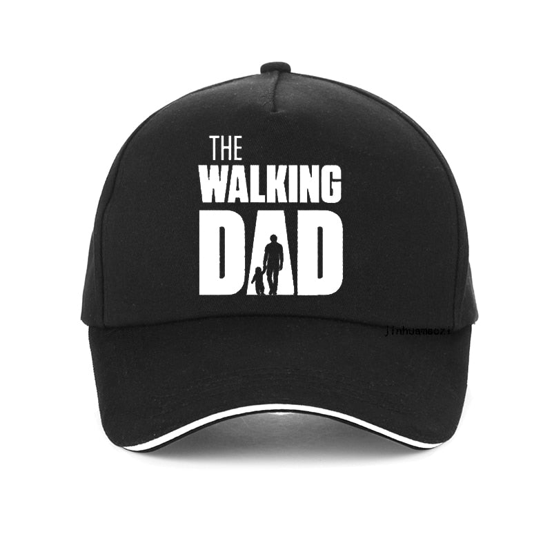 The Walking Dad - Snapback Baseball Cap - Summer Hat For Men and Women-black-