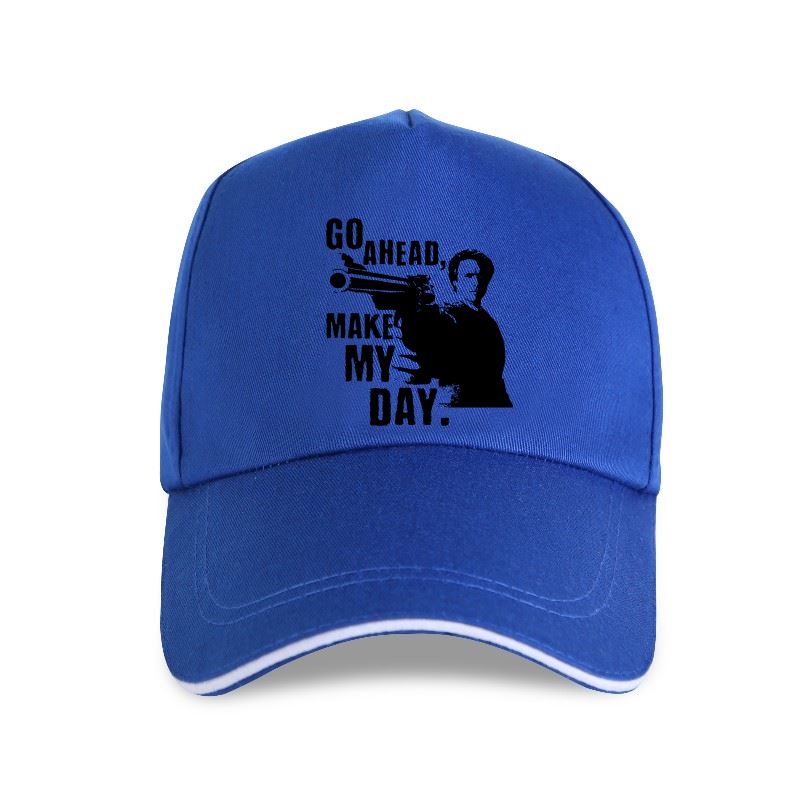 Go Ahead Make My Day! - Snapback Baseball Cap - Summer Hat For Men and Women-P-Blue-