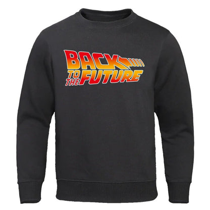 Back to the Future Movie Sweatshirt - Vintage Style-black 6-S-
