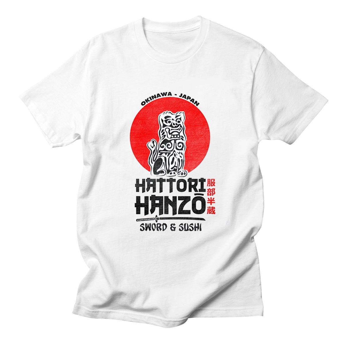 Hattori Hanzo - Quentin Tarantino - Samurai Okinawa T-Shirt - Cult Movie Fans-1-XS-
