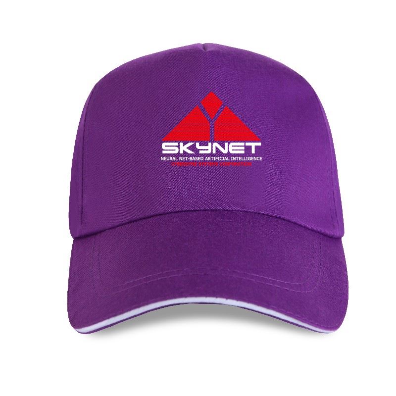 SKYNET LOGO - Snapback Baseball Cap - Summer Hat For Men and Women-P-Purple-
