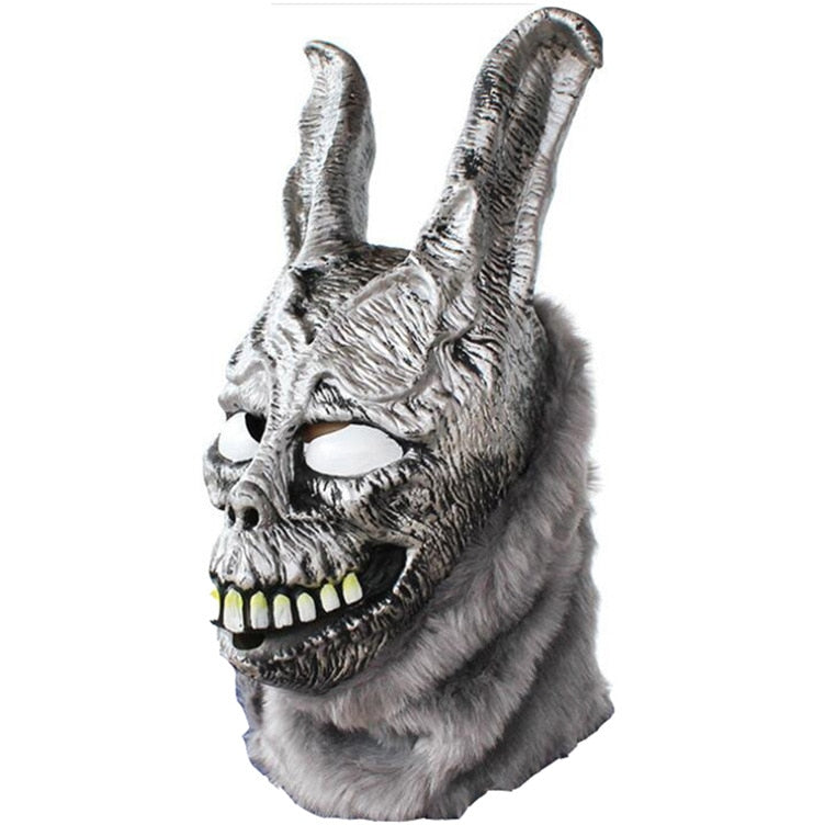 Donnie Darko - Frank Rabbit Mask - Cosplay Party Prop - Latex Full Face Mask - 90's Sci-Fi Headwear-