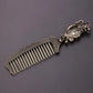 Vintage Metal Comb Potters Style - Harry Potter Hogwarts School Detangle Hair Brush - Stylish Salon Hairdressing Tool-Gryffindor-1-