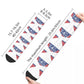 Harajuku Top Gun Maverick Basketball Socks - 80s Movies Polyester Long - Women & Men Casual Design-as the picture shown-One Size-