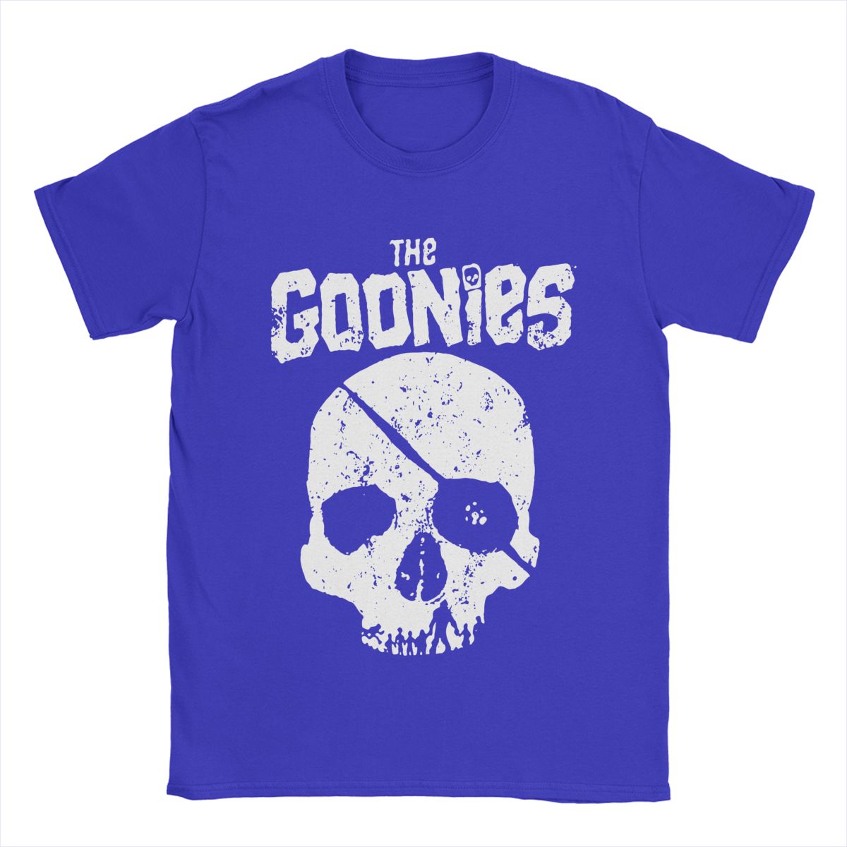 The Goonies - Classic 80s - Cult Childrens Movie - Vintage Film Lover T-Shirt-Blue-S-