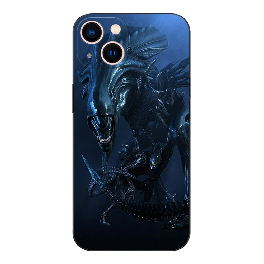 Xenomorph Aliens Predator Concept - TCL Phone Case - Suitable for 30 Plus, 303, 30XE, 30V, 30SE, E, 306, 305 - Black TPU Design.-45354-TCL 30 5G-