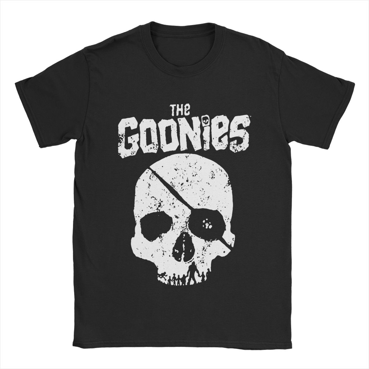 The Goonies - Classic 80s - Cult Childrens Movie - Vintage Film Lover T-Shirt-Black-S-