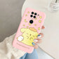 Cute Cartoon Kuromi Melody Cinnamoroll Phone Case - Anti-drop Cases - Xiaomi Redmi Note 9 Back Cover - Girl Boys for Redmi Note 9 - Xiaomi Redmi Note 9 - Anime Fan Gift-Kqf-sanlo45-Redmi Note 9-