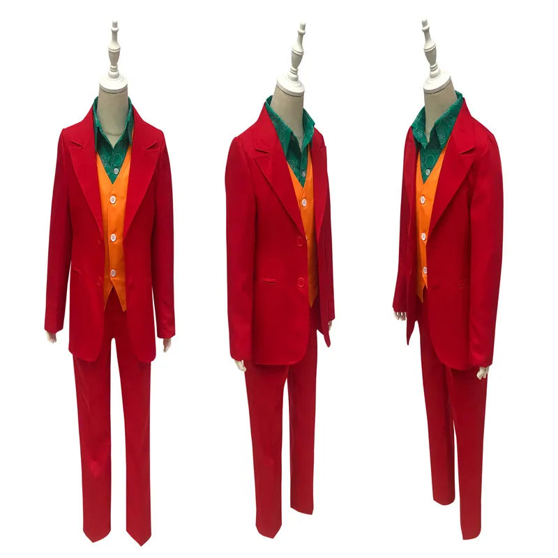 Joker Joaquin Phoenix Arthur Fleck Costume - Be the Star of the Show in Suits, a Halloween Party Mask, and a Cosplay Bodysuit-
