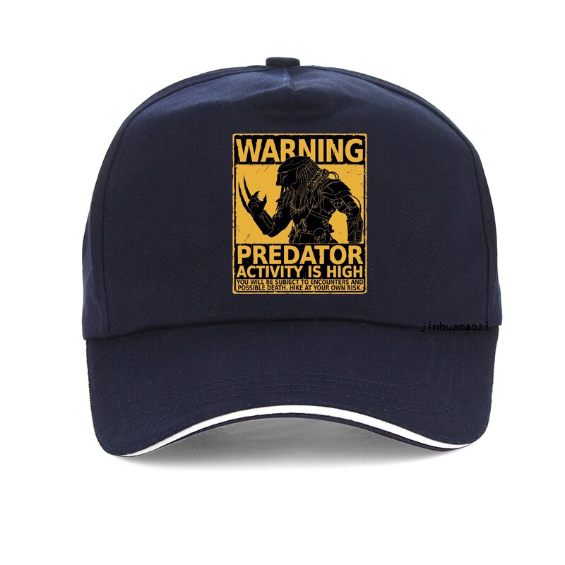 Predator Activity Is High - Snapback Baseball Cap - Summer Hat For Men and Women-Navy Blue-Adjustable-