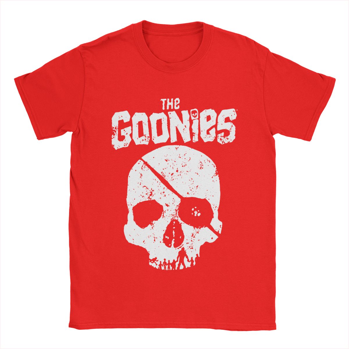 The Goonies - Classic 80s - Cult Childrens Movie - Vintage Film Lover T-Shirt-Red-S-