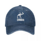 Conquer Arnold Schwarzenegger - Snapback Baseball Cap - Summer Hat For Men and Women-Navy Blue-One Size-
