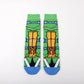 Teenage Mutant Ninja Turtles Skateboard Socks - Men & Women Hip Hop Print - Personality Casual Long Breathable Sock-13 a pair-one size-