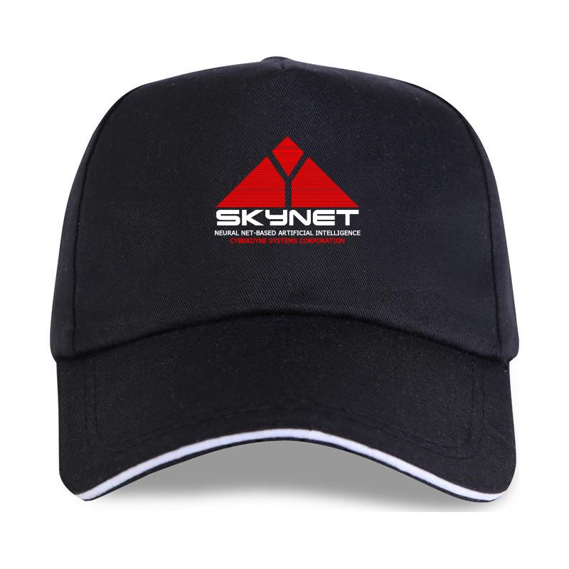 SKYNET LOGO - Snapback Baseball Cap - Summer Hat For Men and Women-P-Black-