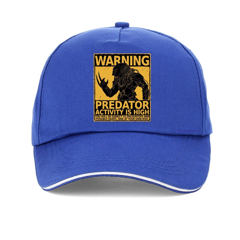 Predator Activity Is High - Snapback Baseball Cap - Summer Hat For Men and Women-Blue-Adjustable-