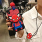 For Huawei P20 P30 P40 Lite Pro Y9 Y9 Prime Y9s Mate 10 20 Lite - Spiderman Iron Man Captain Phone Case With Holder Strap Rope - All Huawei Models - Superhero fan gift-