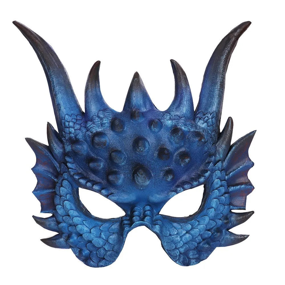 Anime Haven't You Heard? I'm Sakamoto Cosplay Costume - Ideal for Halloween Mask Party, Cosplay Props, and School Uniform Clothing-Dragon mask-One Size-