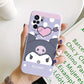 Kuromi Rabbit Kawai Cartoon Anime Soft Phone Cover - For Poco M5S PocoM5S Case - Bumper Sanrio Cinnamonroll - For Poco M5 S - Xiaomi Poco M5S - Anime Fan Gift-Kcz-sanlo24-Poco M5S-