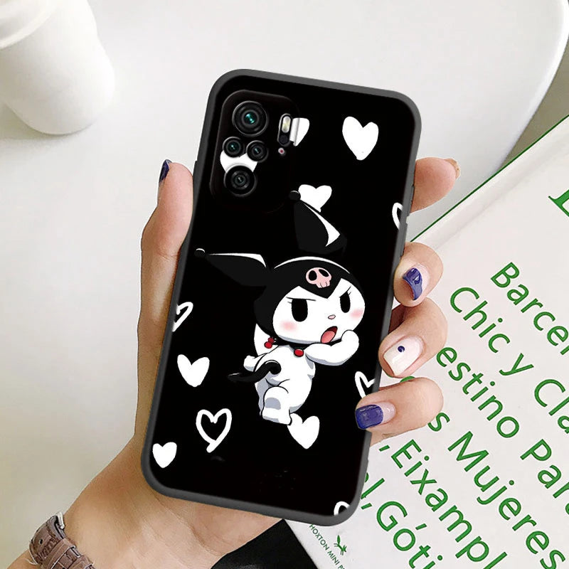Kuromi Rabbit Kawai Cartoon Anime Soft Phone Cover - For Poco M5S PocoM5S Case - Bumper Sanrio Cinnamonroll - For Poco M5 S - Xiaomi Poco M5S - Anime Fan Gift-Khe-sanlo97-Poco M5S-