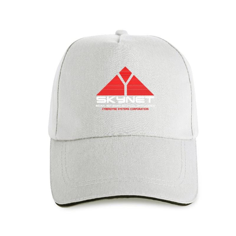 SKYNET LOGO - Snapback Baseball Cap - Summer Hat For Men and Women-P-Khaki-