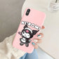 Cute Cartoon Phone Case - Anti-drop Soft Kuromi Melody Cinnamoroll Case - Xiaomi Redmi 9A 9AT Back Cover - Girl Boys for Redmi 9a - Xiaomi Redmi 9A - Anime Fan Gift-Kqf-sanlo118-Redmi 9A-