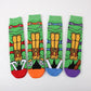 Teenage Mutant Ninja Turtles Skateboard Socks - Men & Women Hip Hop Print - Personality Casual Long Breathable Sock-