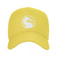 Mortal Kombat - Snapback Baseball Cap - Summer Hat For Men and Women-Yellow-Adjustable Cap-